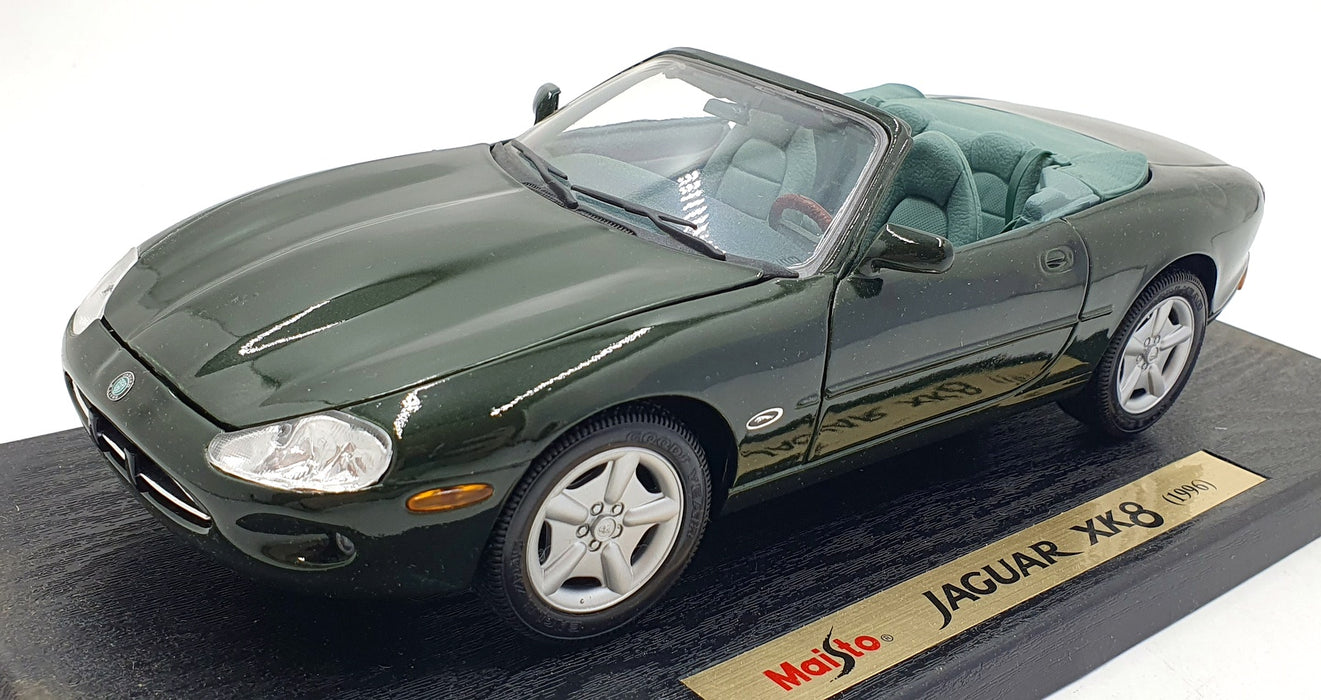 Maisto 1/18 Scale Diecast 31836 - Jaguar XK8 Convertible - Green
