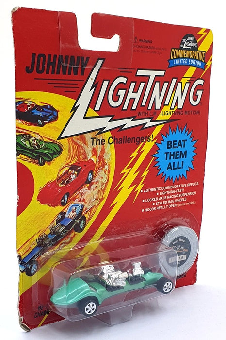 Johnny Lightning 1/64 Scale 100-132 - The Challengers Triple Threat - Met. Green