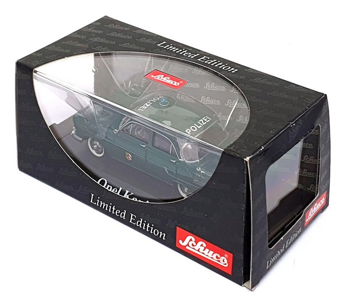 Schuco 1/43 Scale Diecast 02632 - Opel Kapitan Polizei - Green