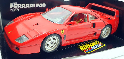 Burago 1/18 Scale Diecast 3032 - Ferrari F40 1987 - Red