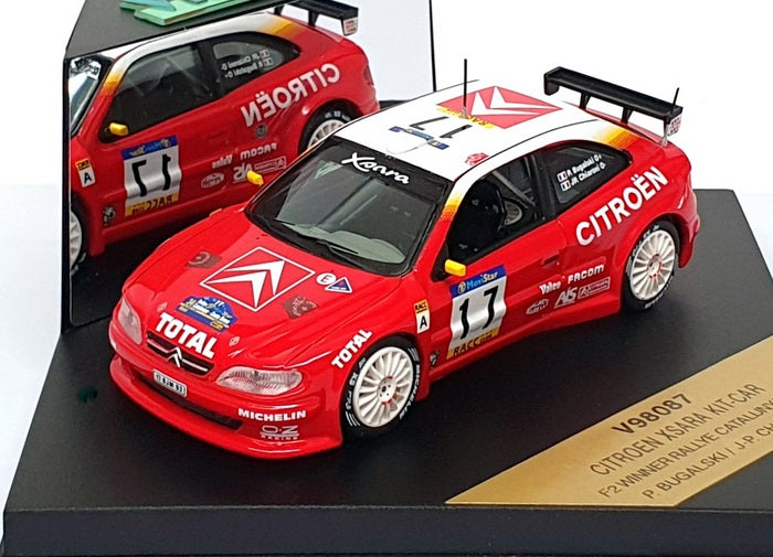 Vitesse 1/43 Scale V98087 - Citroen Xsara Kit-Car #17 F2 Winner Catalunya 1998
