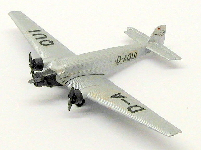 Schabak 1/250 Scale Diecast 1027/1 - Junkers JU-52 - Silver