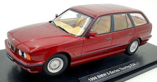Triple9 1/18 Scale Diecast T9-1800402 - BMW 5 Series Touring E34 Calypso Red Met