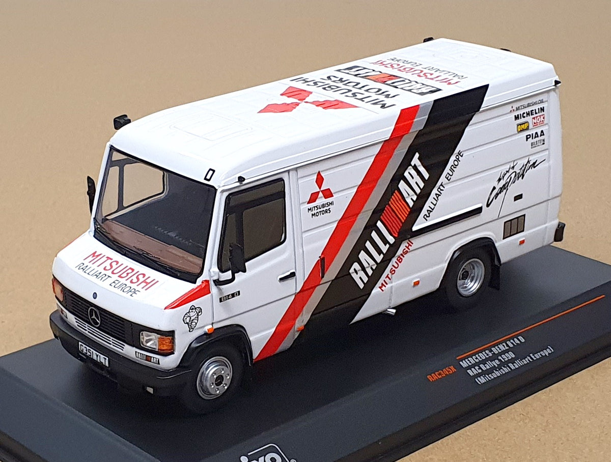 Ixo 1/43 Scale RAC345X - Mercedes Benz 814D Van RAC Rally 1990 ...