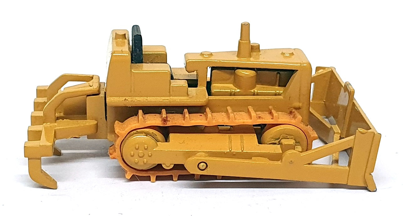 NZG 1/87 Scale Diecast No. 120 - CAT D4D Ketten Dozer - Dk. Yellow
