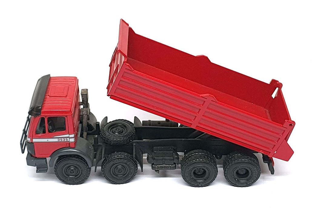 NZG 1/43 Scale Diecast 335 - Mercedes Benz 3535 Tipper Truck - Red