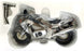 LCD Models 1/12 Scale LCD-MO4-SI - Suzuki GSX 1300R Motorbike - Silver