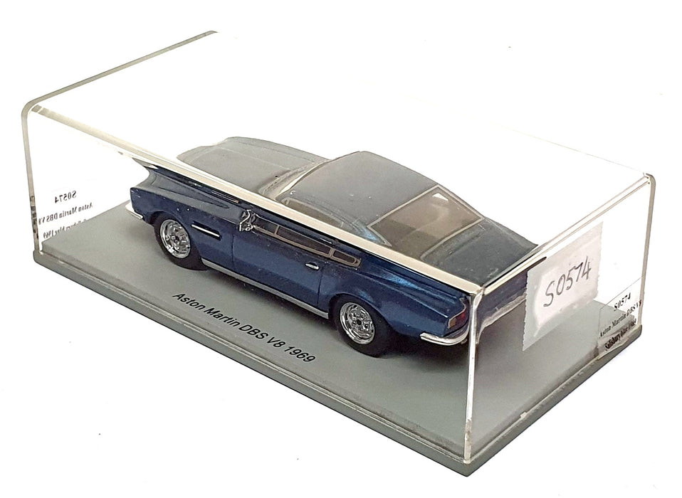Spark Model 1/43 Scale S0574 - 1969 Aston Martin DBS V8 - Salisbury Blue