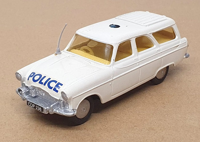 Corgi Toys 9.5cm Long Diecast 419 Ford Zephyr Motorway Police Patrol Car - White