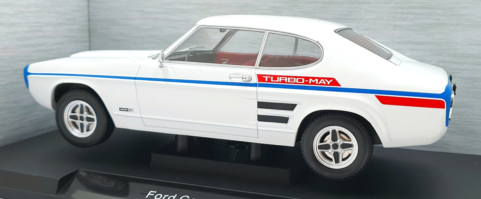 Model Car Group 1/18 Scale MCG18539 - Ford Capri MK I GT Turbo - May White
