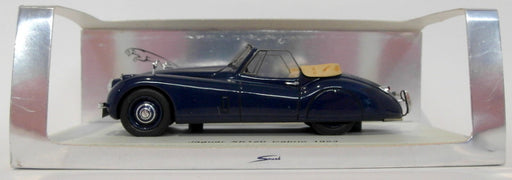 Spark Models 1/43 Scale S2112 - 1953 Jaguar XK120 Cabrio - Dark Blue