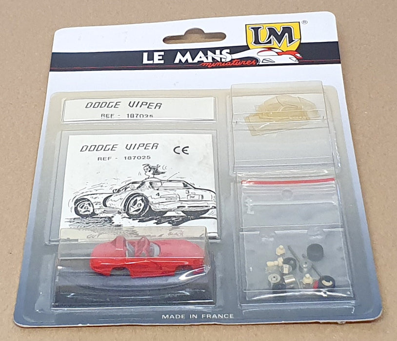 LM Le Mans Miniatures 1/87 Scale Kit 187025 - Dodge Viper - Red