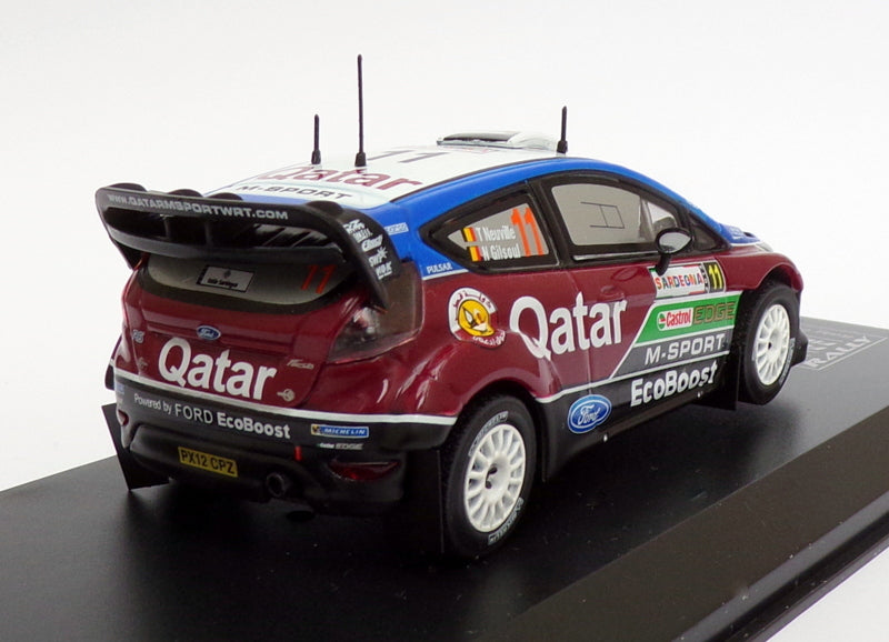 Ixo Diecast Club 1/43 Scale EA3CD - Ford Fiesta RS WRC #11 Italy Rally 2013