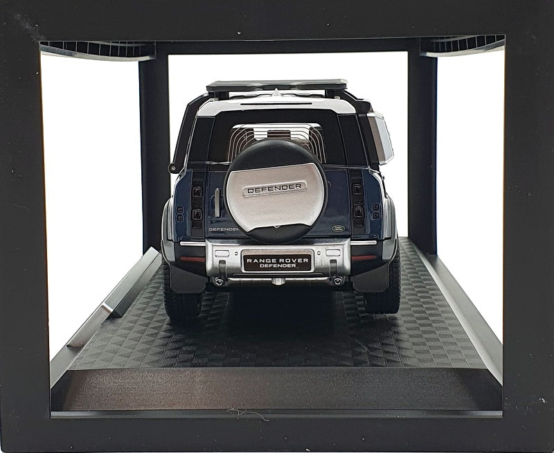 QY Toys 1/24 Scale Diecast Q2002A - Land Rover Defender 110 - Dark Blue/White