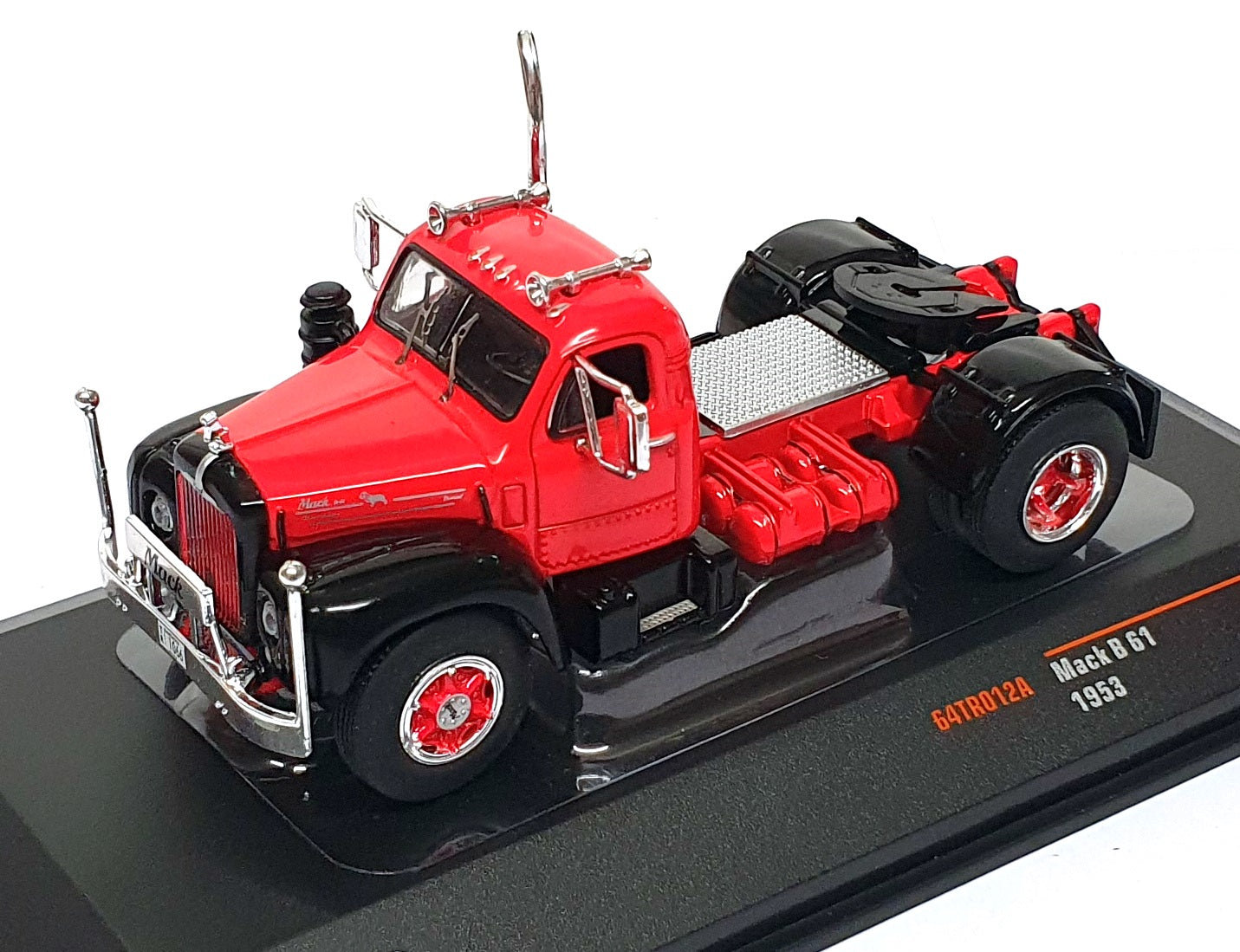 Ixo Models 1/64 Scale 64TR012A - 1953 Mack B 61 Truck - Red/Black
