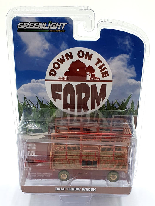 Greenlight 1/64 Scale 48040-F - Bale Throw Wagon - Rusty