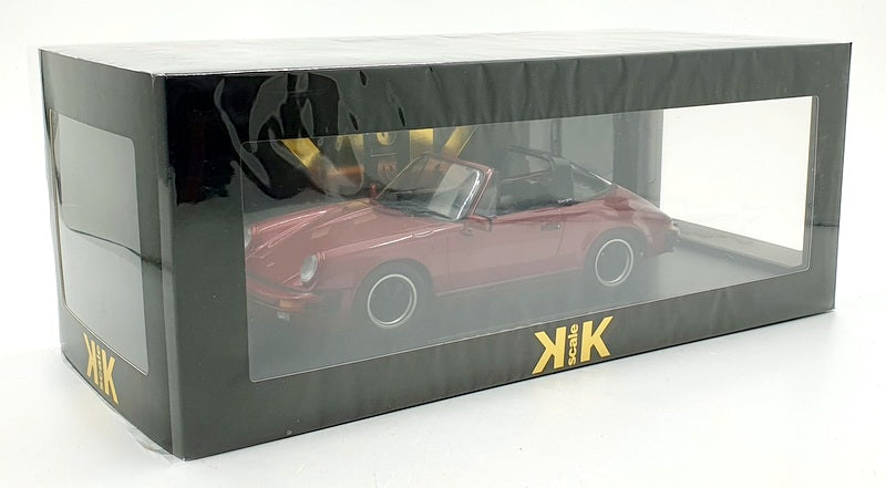 KK 1/18 Scale Diecast KKDC180841 - 1983 Porsche 911 SC Targa - Dark Red