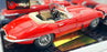 Burago 1/18 Scale Diecast 3016 - Jaguar E Type Cabriolet Red Roadster