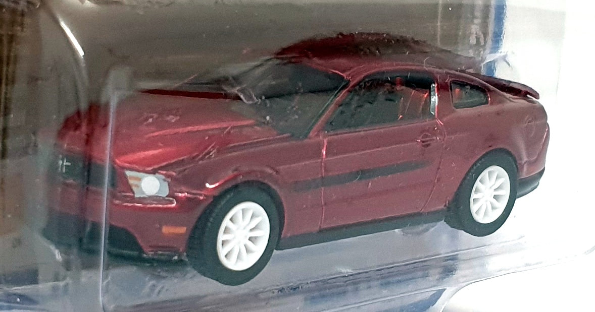 Auto World 1/64 Scale AW64372 - 2012 Ford Mustang GT/CS - Met. Red