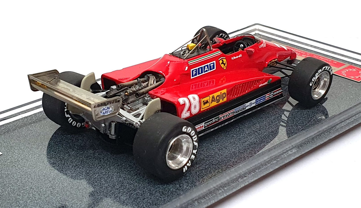 Tameo 1/43 Scale Built Kit TK126C2 F1 Ferrari 126 C2 #28 Italy GP 1982 Andretti