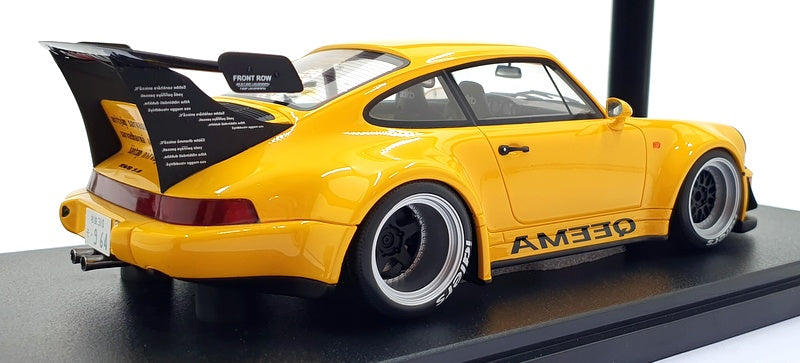 GT Spirit 1/18 Scale Resin GT492 - Porsche RWB Qeema - Yellow