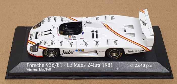 Minichamps 1/43 Scale 430 816911 - Porsche 936/81 #11 Winner 24H Le Mans 1981