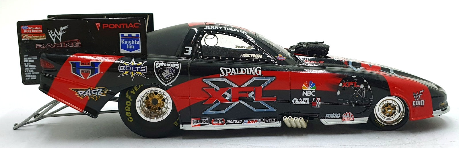 Action 1/24 Scale 101701 Pontiac Funny Car Dragster 2001 WWF - Toliver