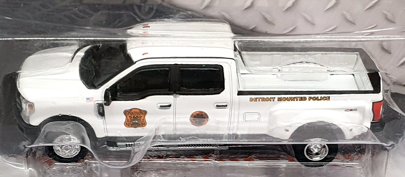 Greenlight 1/64 Scale 46080-D 2017 - Ford F-350 Dually Michigan Police Truck