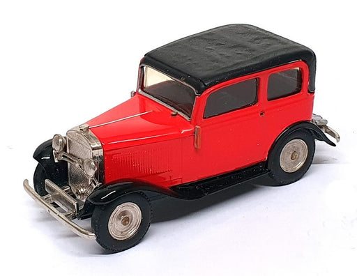 Metal 43 1/43 Scale 001012 - 1932 Opel 1.2 Litre - Red/Black