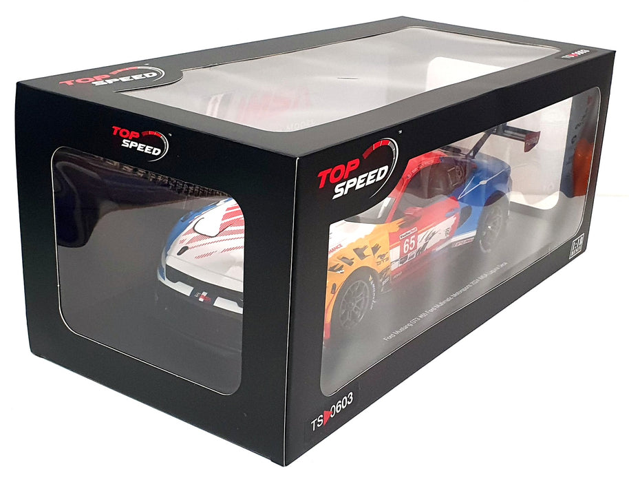 Top Speed 1/18 Scale Resin TS0603 - Mustang GT3 #65 Ford 2024 IMSA Laguna Seca