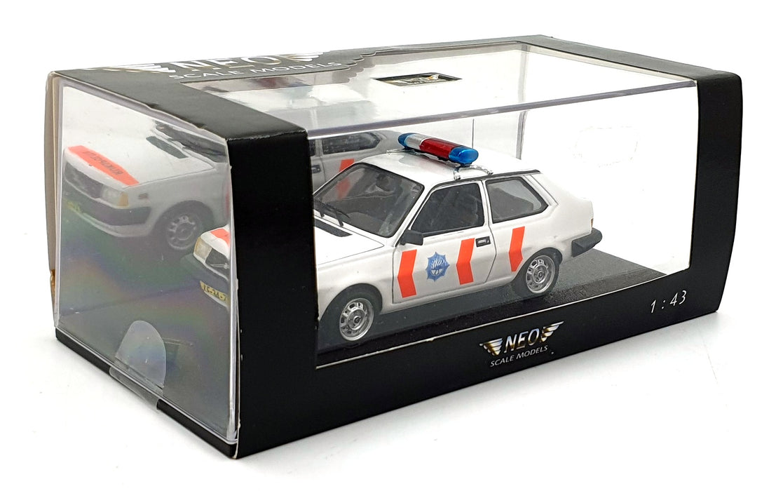 Neo 1/43 Scale Resin 170226D - Volvo 340 DL Politie - Police Car