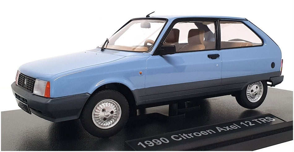 Triple9 1/18 Scale Diecast T9-1800338 - 1990 Citroen Axle 12 TRS - Lt Blue