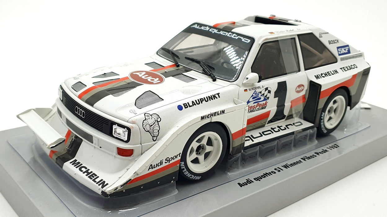 Werk83 1/18 Scale W1802801C - Audi S1 #1 1st Pikes Peak 1987 - Rohrl