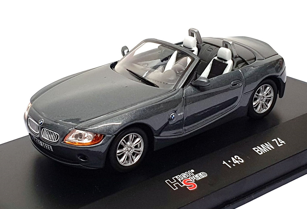 High Speed 1/43 Scale Diecast 43KFB9S - BMW Z4 Cabriolet - Met. Grey