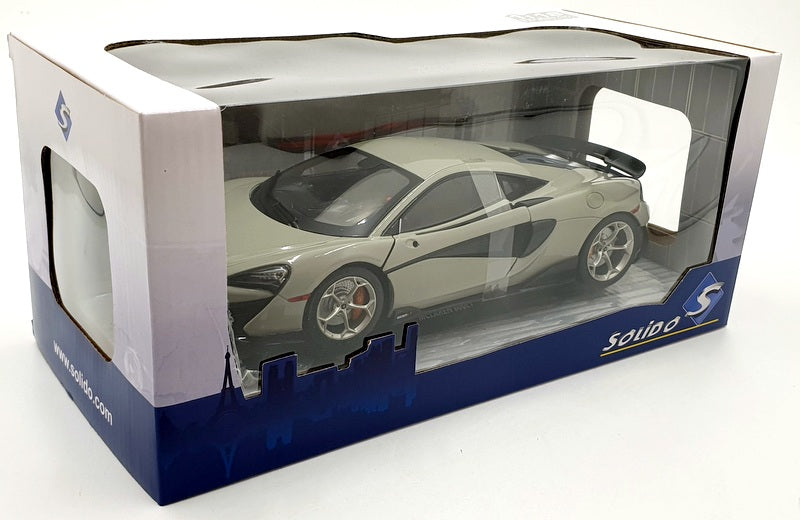 Solido 1/18 Scale Diecast S1804506 McLaren 600LT Coupe 2018 - Blade Silver