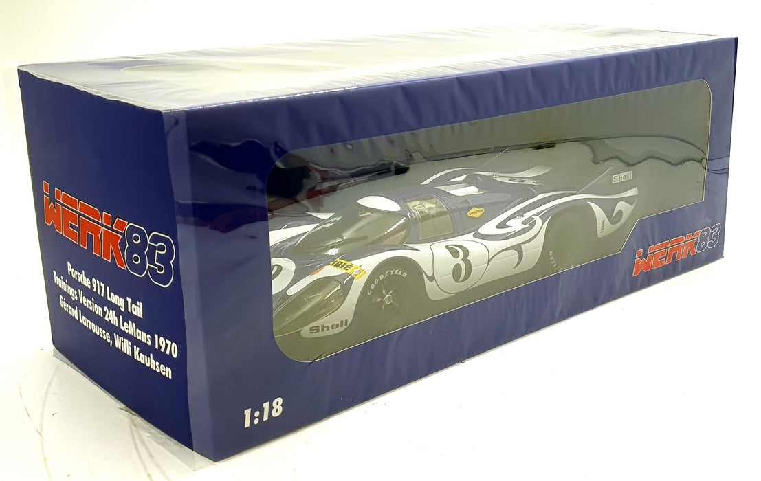 Werk83 1/18 Scale Diecast W18034003 - Porsche 917 Long Tail #3 Training LM 1970
