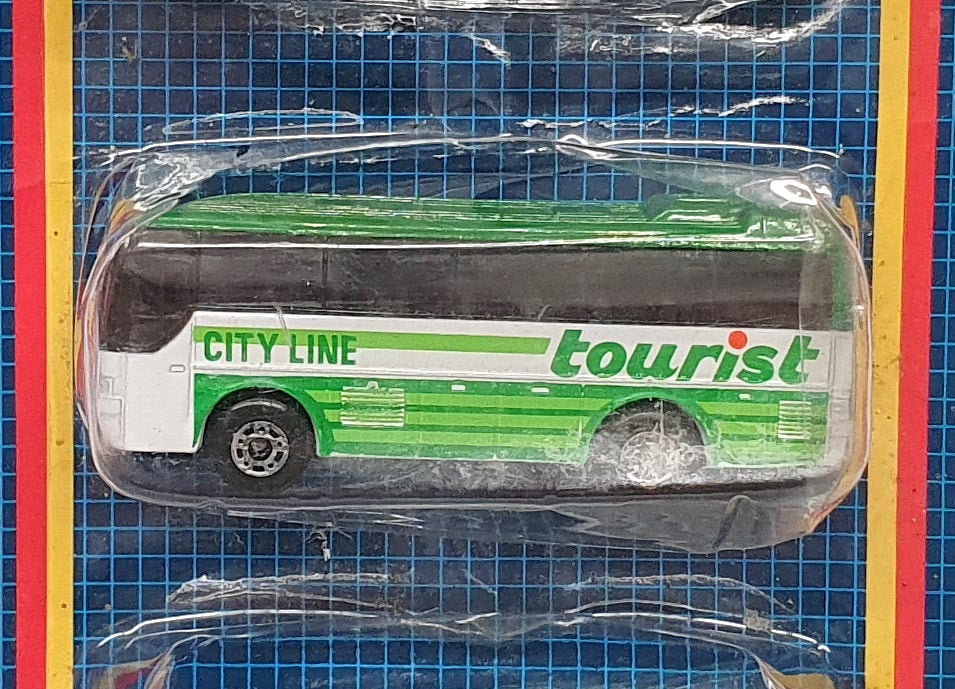 Matchbox Diecast MB-862 - 3 Piece Set 2x Buses & 1 Ford Transit Van