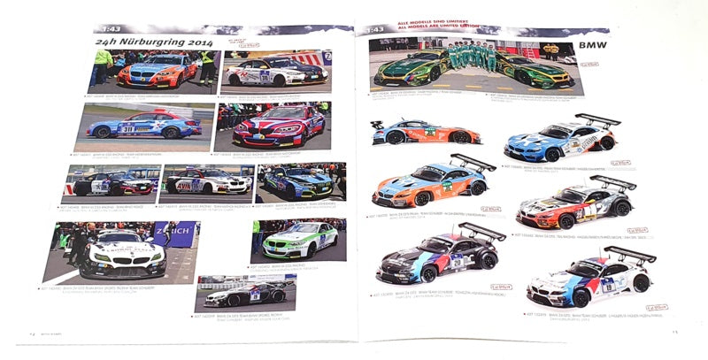 Minichamps Resin 2 2014 - A4 Fully Illustrated Colour Catalogue 15 Pages