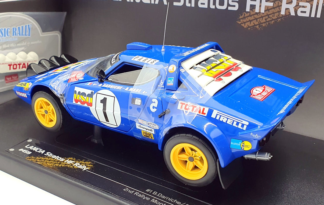 Sun Star 1/18 Scale 4519 - Lancia Stratos HF - 2nd Rally Monte Carlo 1980