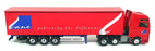 Eligor 1/43 Scale 113131 - MAN TG XXL 6'2 Tautliner Truck (Lane Group) - Red