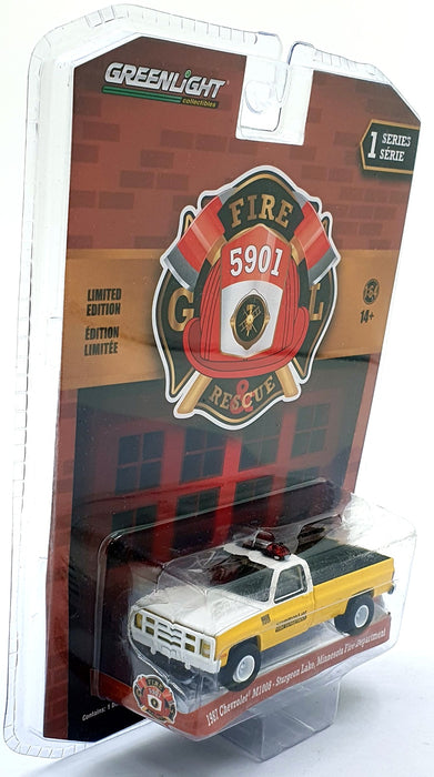 Greenlight 1/64 Scale 67010-C 1987 Chevrolet M1008 Fire Department Car
