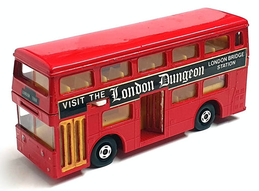 Matchbox 12cm Long Diecast K-15 - The Londoner London Bus London Dungeon - Red