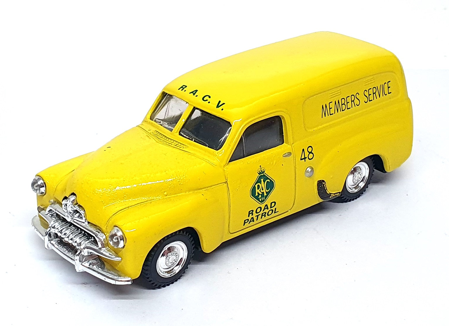 Trax 1/43 Scale 8003R - FJ Holden Van RACV Road Service - Yellow