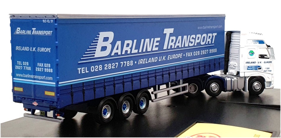 Oxford Diecast 1/76 Scale VOL01CS - Volvo Truck & Trailer - Barline Transport