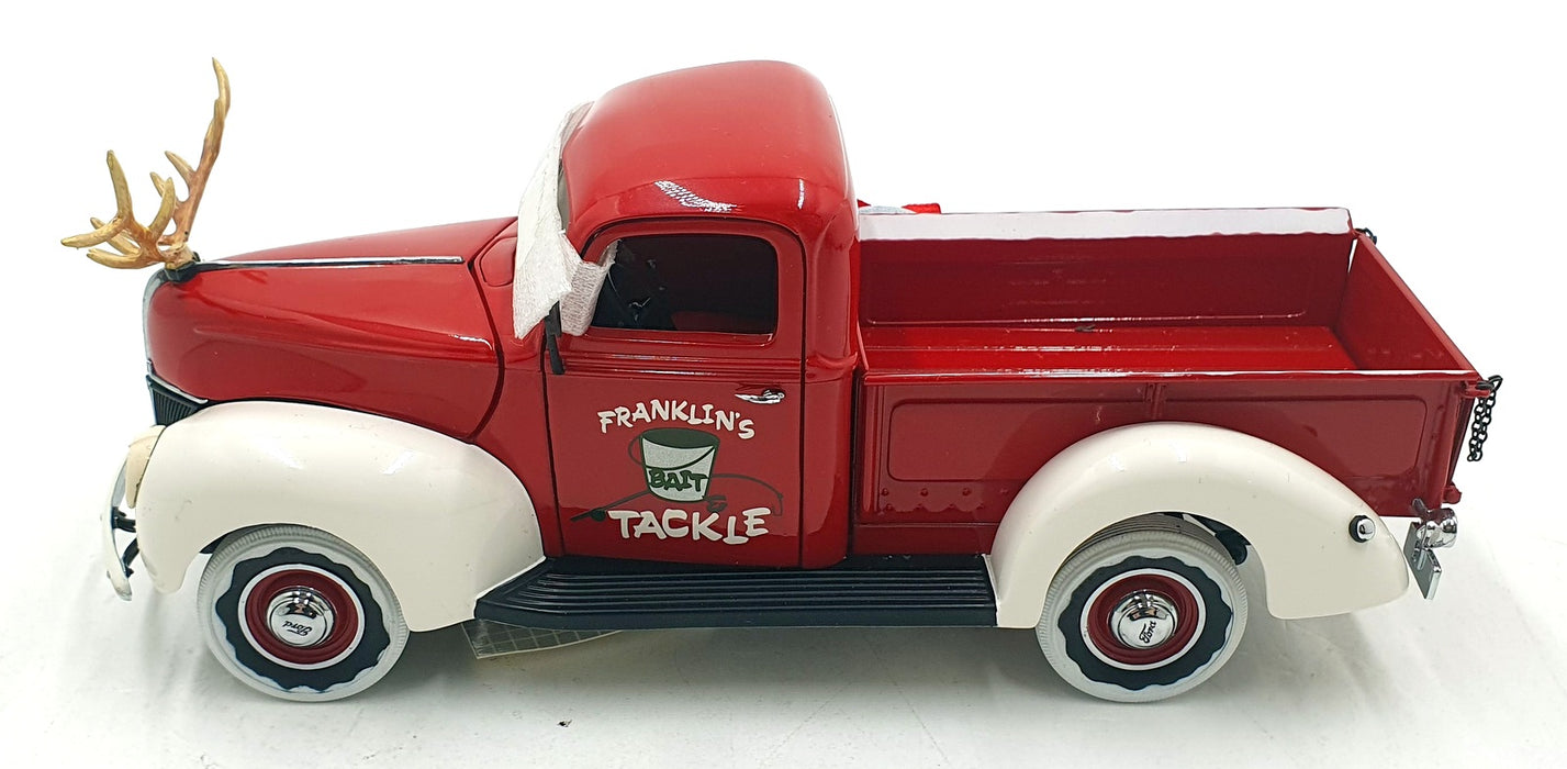 Franklin Mint 1/24 Scale B11YQ20 - 1999 Christmas Truck 1940 Ford - Red