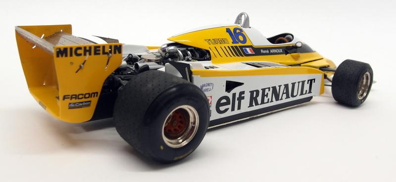 Exoto 1/18 scale Diecast 97091 - Renault RE-20 Turbo 1980 GP of France R Arnoux