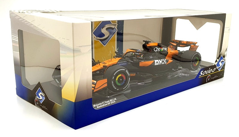 Solido 1/18 Scale Diecast S1814202 - McLaren F1 Team MCL38 #81 Australian GP 24