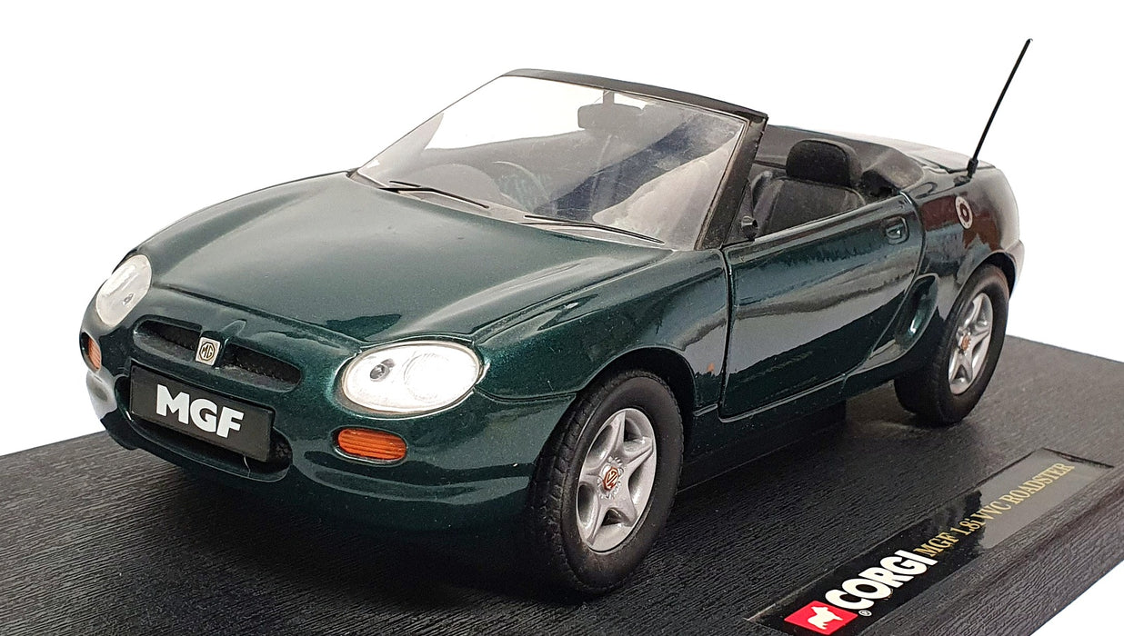 Corgi 1/18 scale Diecast 95102 MG MGF Open Top Metallic British Racing Green