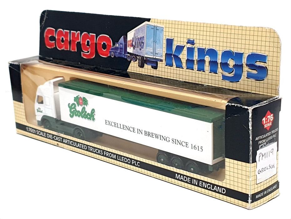 Lledo 1/76 Scale PM119 - Volvo FH12 Truck (Grolsch) - White/Green