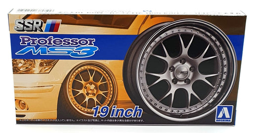 Aoshima 1/24 Scale 20295 - SSR Professor MS3 19' Wheels & Tyres Set #16